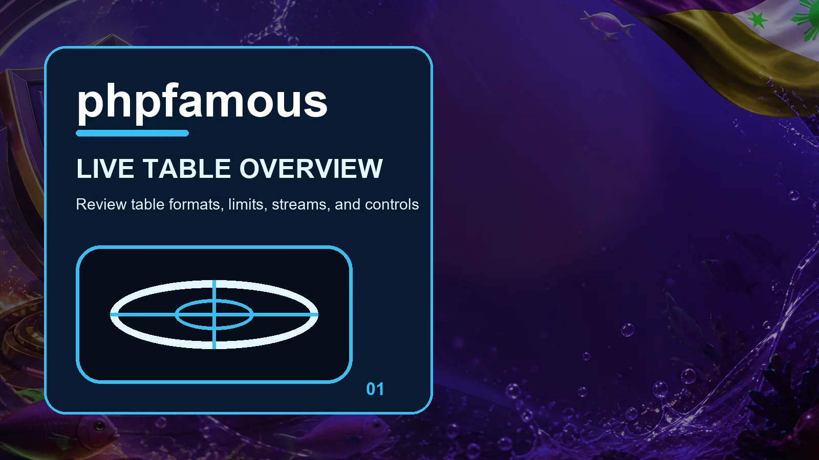 phpfamous live casino full-width visual guide 1