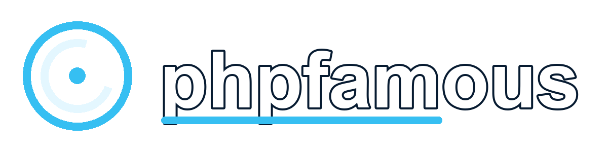 phpfamous official website logo